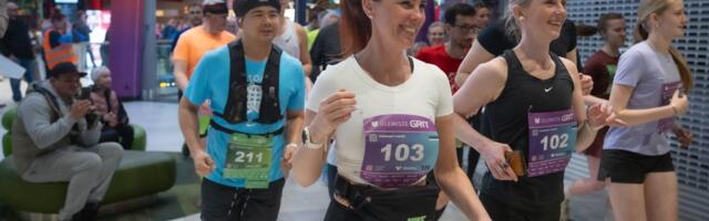 ФОТО и ВИДЕО | Любители бега проверили свою выносливость на первом забеге по торговому центру „Юлемисте“