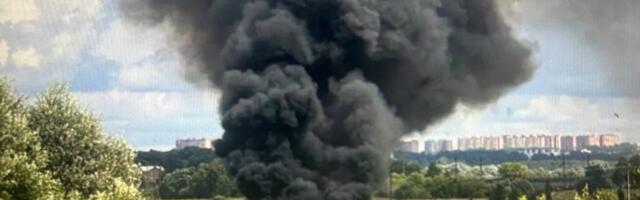 ФОТО | В Подмосковье упал военный самолет