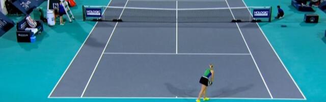 Теннис: Анетт Контавейт отказалась от борьбы во втором круге турнира в Абу-Дабе