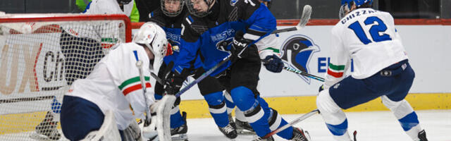 Сборная Эстонии по хоккею стартовала с двух поражений на домашнем ЧМ среди юниоров