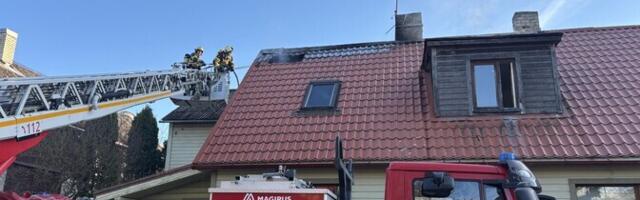 Пожар в жилом доме в Пярну начался из-за неисправности электросистемы