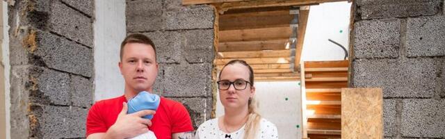 „Хотел все сделать правильно“. Семье эстонского военного с новорожденным ребенком приходится платить кредит за сгоревшую квартиру