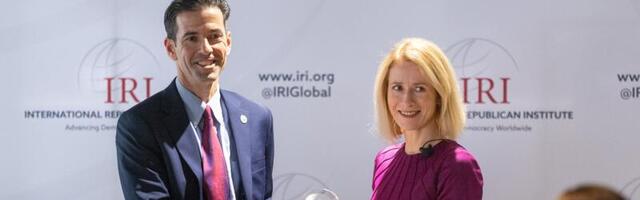 Премьер-министра Каю Каллас наградили в Вашингтоне премией имени Джин Киркпатрик