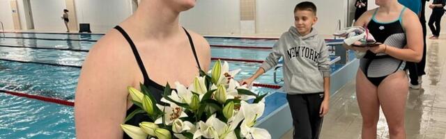 Пловчиха Энели Ефимова обновила два рекорда Эстонии