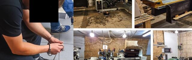 ФОТО и ВИДЕО | В Польше накрыли подпольные табачные фабрики: задержаны граждане Латвии и Украины, изъяты миллионы сигарет