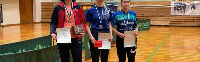 Настольный теннис: Виталия Рейноль стала двукратной чемпионкой Эстонии