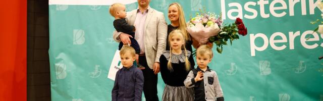 Семья Калам из Тартумаа удостоена титула «Большая семья года 2023»