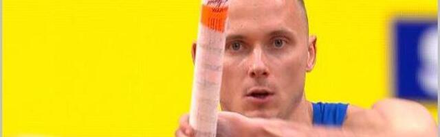 Johannes Erm püstitas seitsmevõistluses riikliku rekordi, kuid jäi pronksist ilma