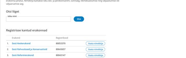 Министерство юстиции планировало ограничить доступ к данным о прежней партийной принадлежности