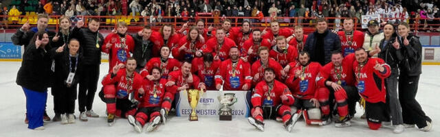 Нарвская "Паэмурру" стала чемпионом Эстонии по хоккею