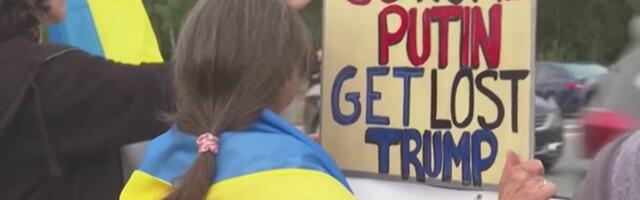 ВИДЕО | Протестующая на Аляске: Трамп и Путин – оба злостные нарциссы