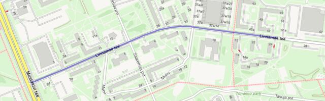 Схема работ: на Линнамяэ теэ началась реновация дорожного покрытия