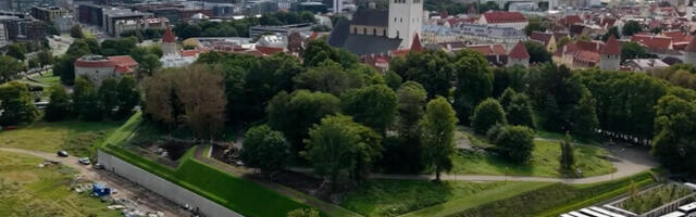 В Таллинне завершается реставрация склонов бастиона Скооне