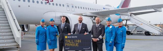 Таллиннский аэропорт отпраздновал открытие прямого рейса в Прагу
