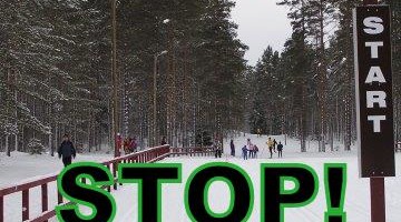 Погодные условия и коронавирусные ограничения остановили будничные лыжные соревнования