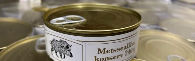 Консервы из диких кабанов передали армии и Eesti Toidupank вместо Украины