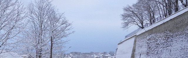Фотогалерея: прогулка по зимней Нарве, февраль 2021 года
