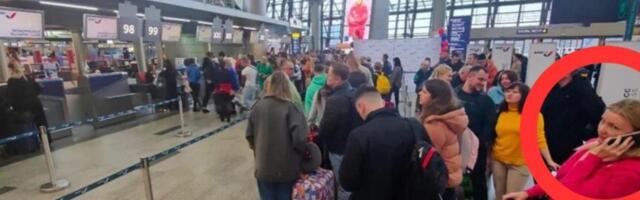 Правда ли, что на фото запечатлена жена губернатора Белгородской области перед вылетом из России?