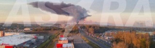 В Ярославле загорелся один из крупнейших в России НПЗ