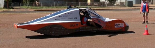 Среди лидеров: юные инженеры из Эстонии борются за победу в австралийском ралли электромобилей