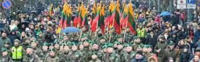 Тысячи людей отметили День восстановления независимости Литвы в Вильнюсе