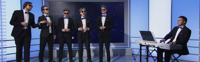 ВИДЕО: эстонскую песню "Евровидения-2024" исполнил мужской квинтет хора мальчиков