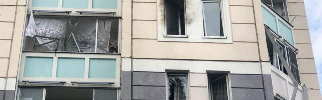 Небо над Москвой полностью закрывали из-за атаки украинских дронов. Один беспилотник попал в жилой дом в Зеленограде