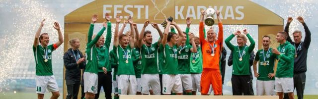ФОТО: Нарва дала бой "Флоре", но проиграла финал Кубка Эстонии