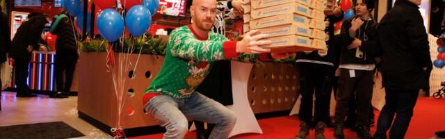ФОТО: смотрите, что ели и что пили на открытии Domino’s Pizza в Таллинне