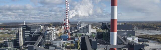 Дрон, залетевший из воздушного пространства РФ, поразил трубу Аувереской электростанции