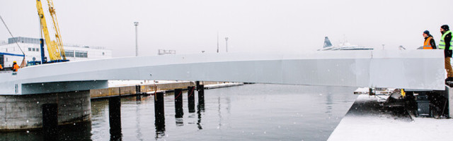 Строительство моста в порту Ванасадам в Таллинне завершится в августе