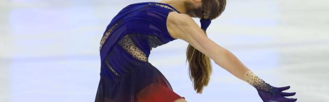 Эстонская фигуристка Элина Гойдина одержала победу во Франции с личным рекордом