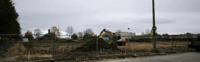 В Нарве развернулось строительство магазина популярной торговой сети