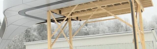 Отепяское семейное предприятие испытывает кровельные конструкции для платформ Rail Baltic