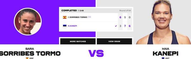 Miami Open: Кайя Канепи пробилась в третий круг