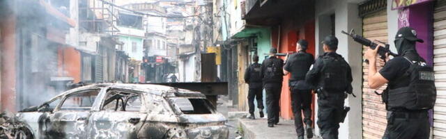 В ходе военизированной полицейской операции в Рио-де-Жанейро погибло не менее 64 человек