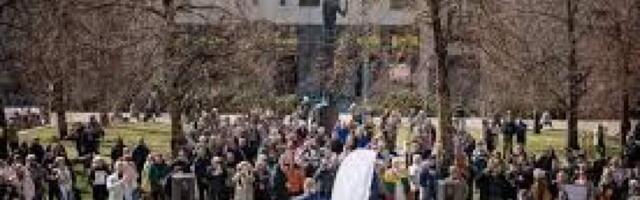 В Вильнюсе — протест против учреждения военного полигона в Капчаместисе, вырубки лесов