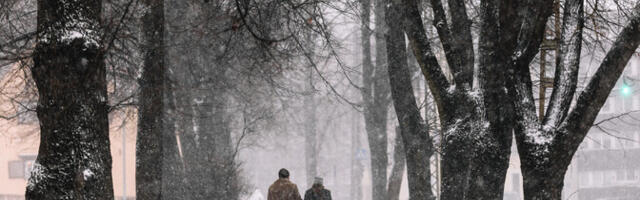 В субботу температура воздуха упадет до –12 градусов