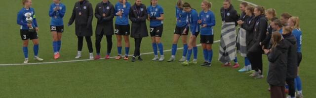 Женская сборная Эстонии по футболу выиграла матч у Фарерских островов со счетом 2:0