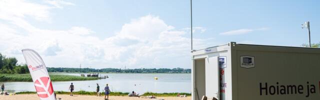 Несмотря на наличие сине-зеленых водорослей, в озере Харку провели триатлон