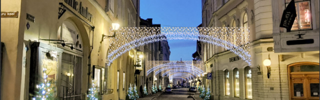 Зимняя сказка: Таллинн украсят сотни световых декораций