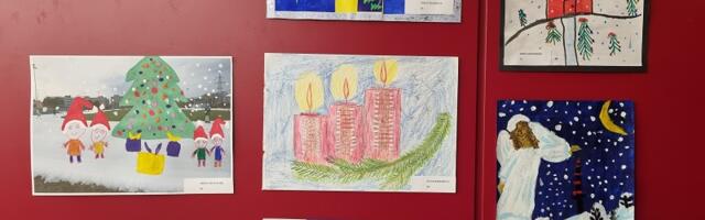 «Зимние цвета Ласнамяэ» — в районе проходит конкурс детского рисунка