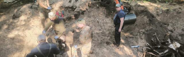 В Нарва-Йыэсуу обнаружены останки десятков немецких солдат