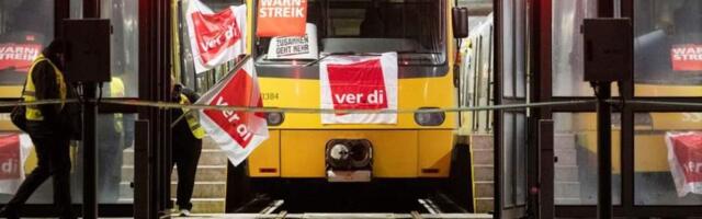В Германии парализован общественный транспорт