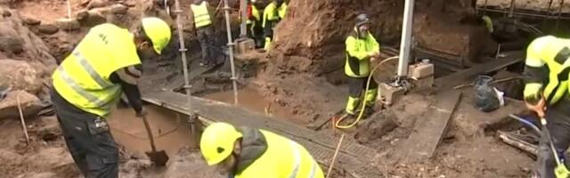 ВИДЕО: В Тарту были обнаружены фрагменты двух церквей