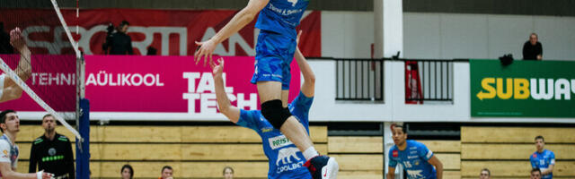 ЧЭ по волейболу: "Пярну" начал полуфинальную серию с победы над "Баррусом"