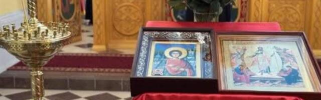 В Вильнюсский женский монастырь доставлены частицы мощей Пантелеймона-целителя со Святой горы Афон