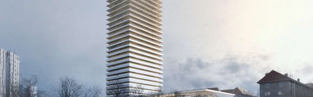 ФОТО | В центре Таллинна построят 30-этажную высотку. На верхних этажах будут квартиры