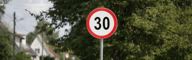 Почти половина жителей поддерживает снижение скорости в центре Таллинна