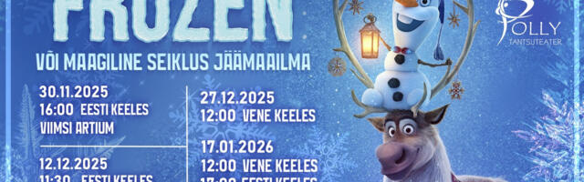Танцевальный театр «Polly» покажет в Нарве спектакль «FROZEN, или Магическое путешествие в царство льда»